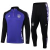 Sudadera De Entrenamiento Alemania Purple Version Cremallera De Cuarto 2024-25 - Niño